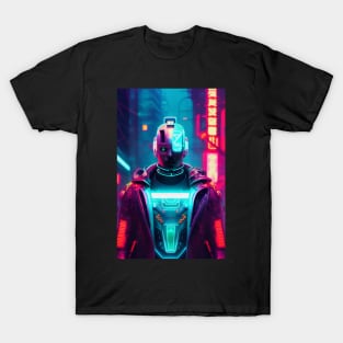 Abstract Cyberpunk Cyborg T-Shirt